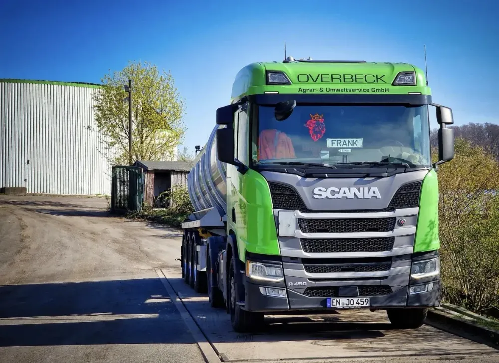 Scania Frank mit Overbeck-Schriftzug